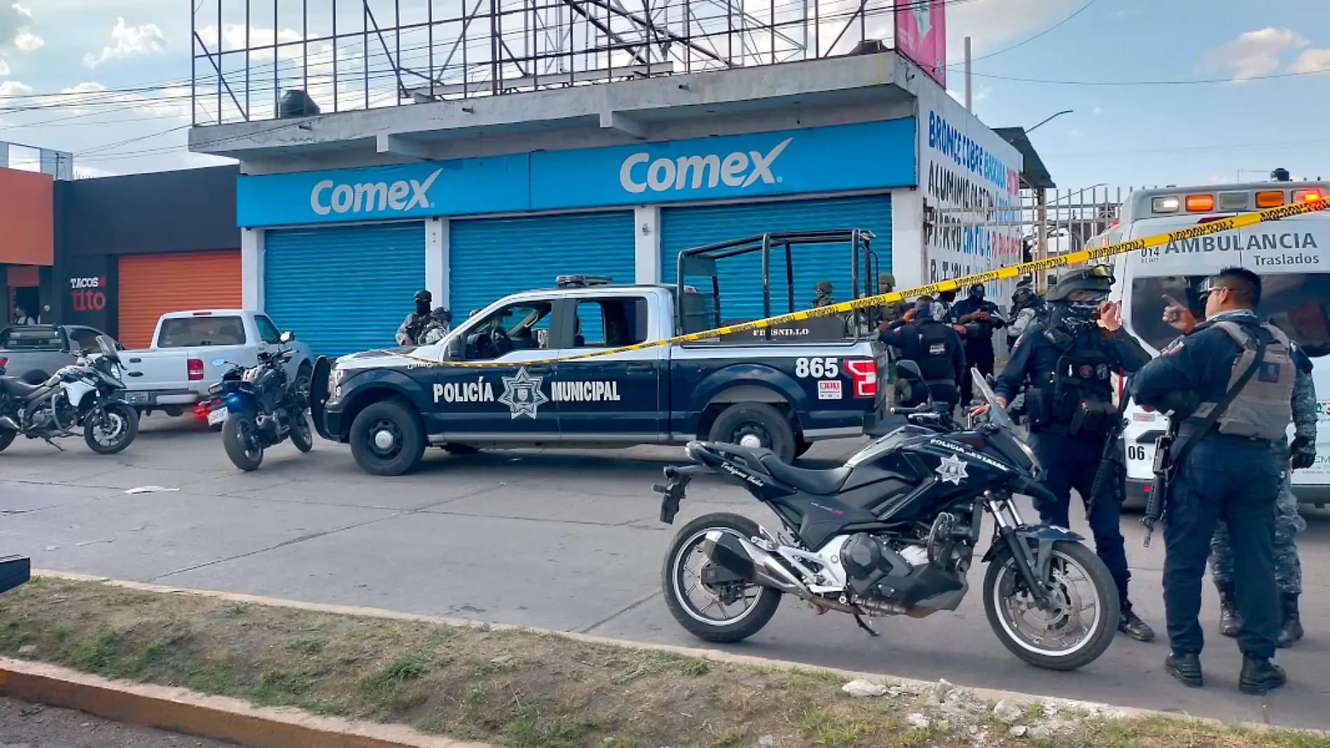 Hombres armados atacaron una chaterrera, en Fresnillo, Zacatecas